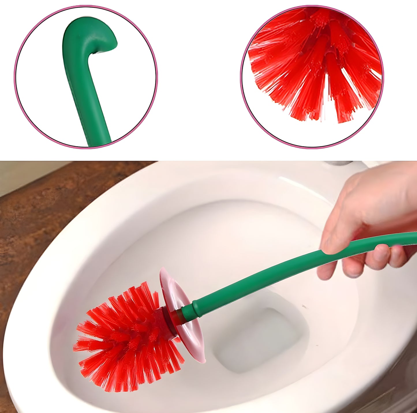 CherryBrush™ WC-borstel met houder