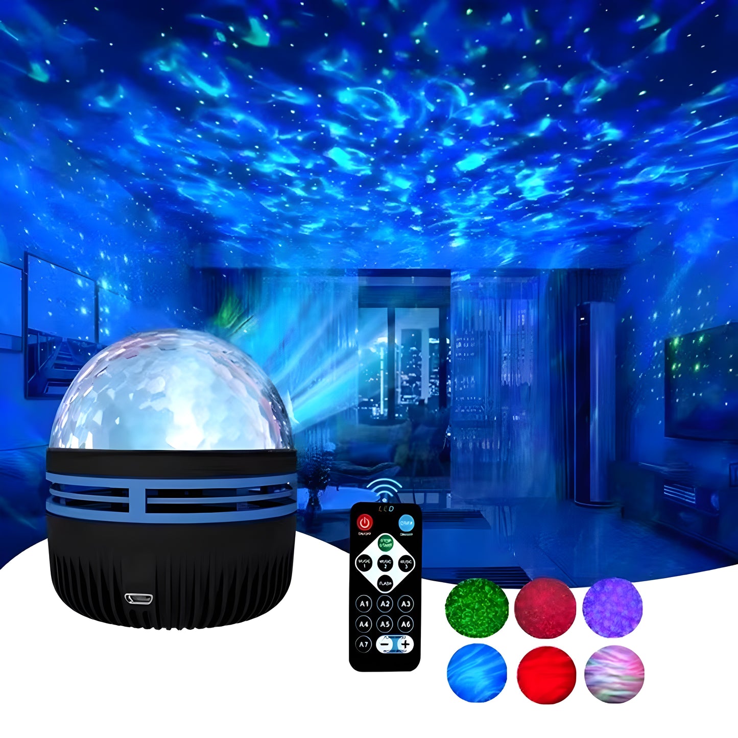 AuroraWave™ Galaxy Projector