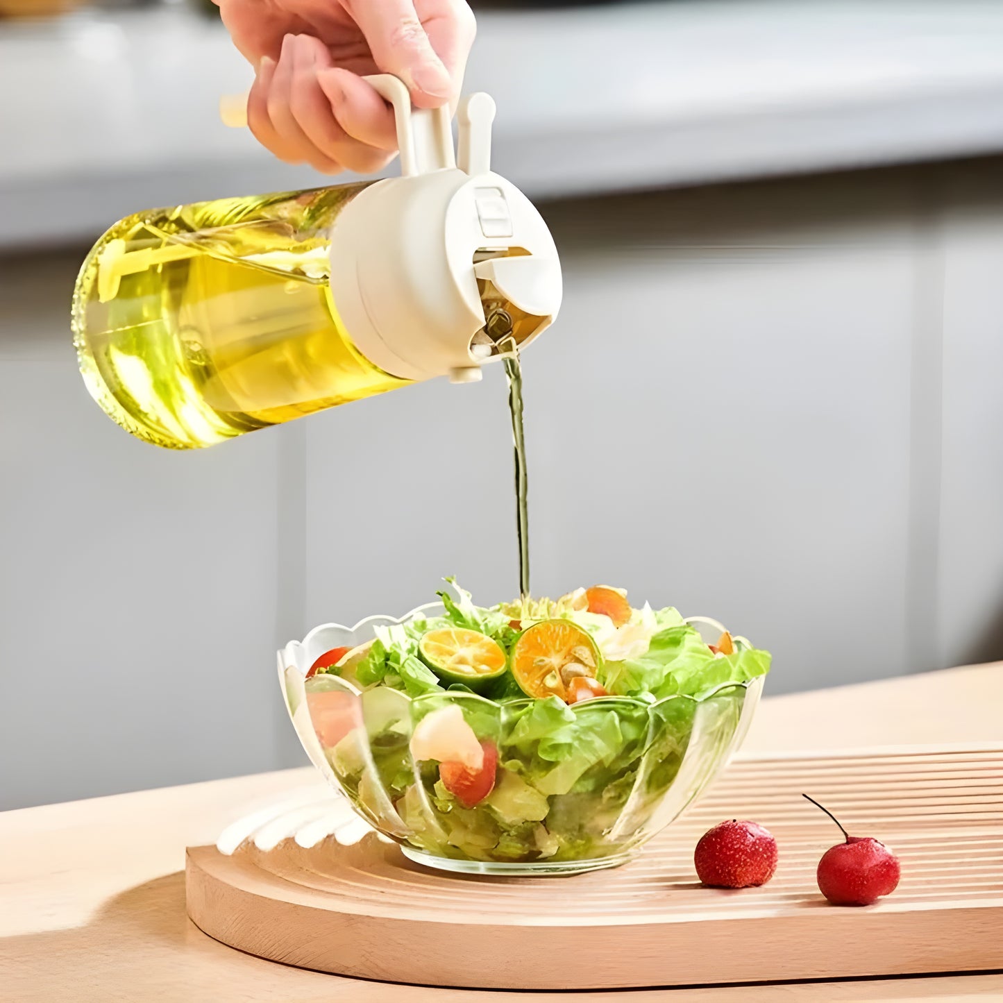 OilSpray Pro™ De revolutionaire 2-in-1 oliespuitfles