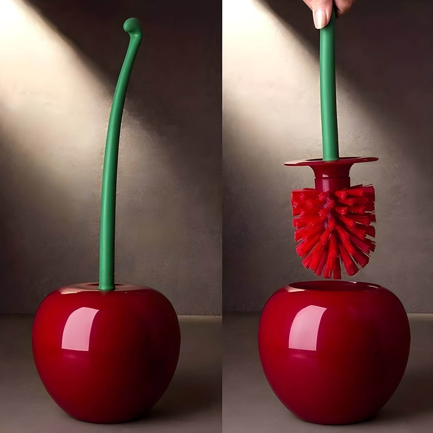 CherryBrush™ WC-borstel met houder