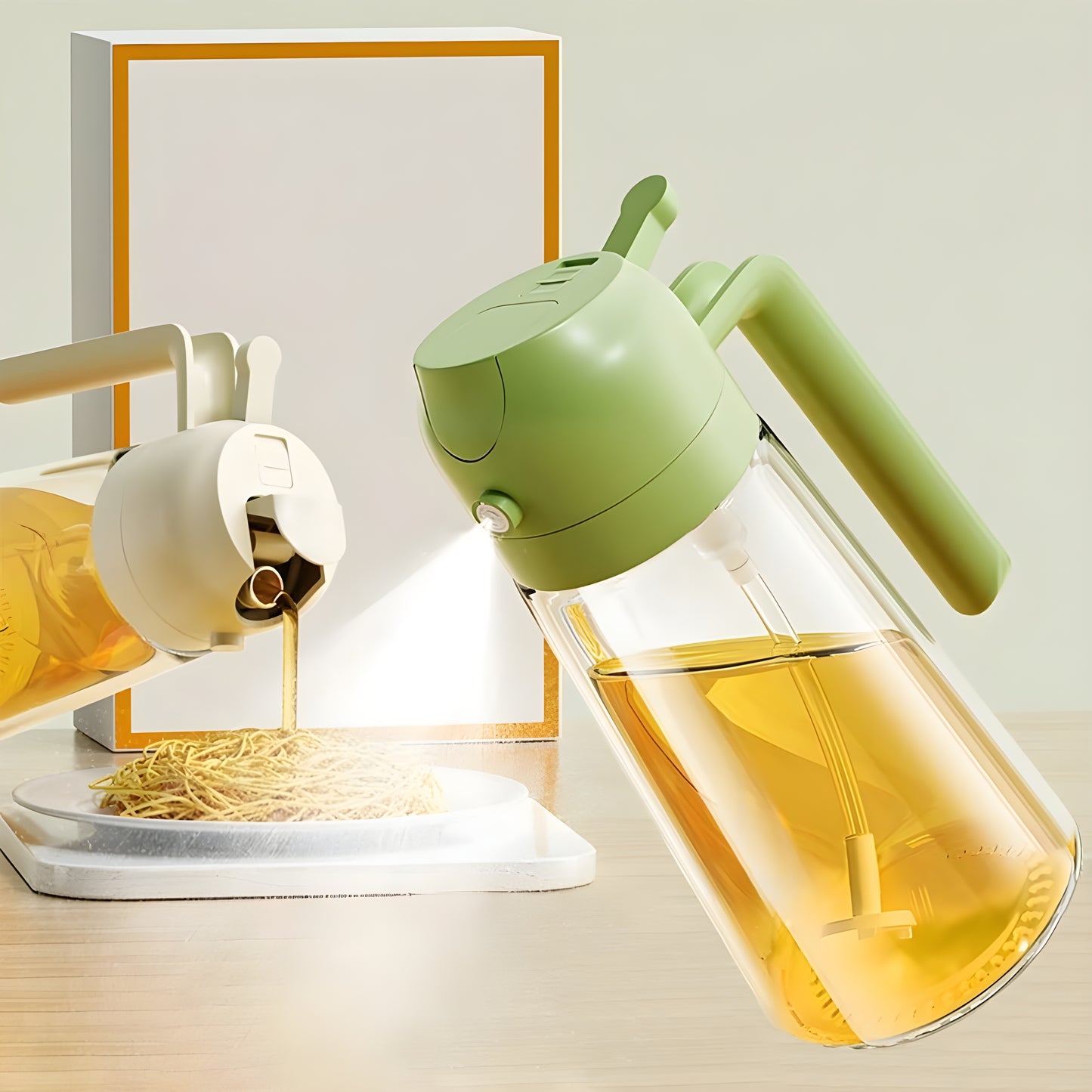 OilSpray Pro™ De revolutionaire 2-in-1 oliespuitfles