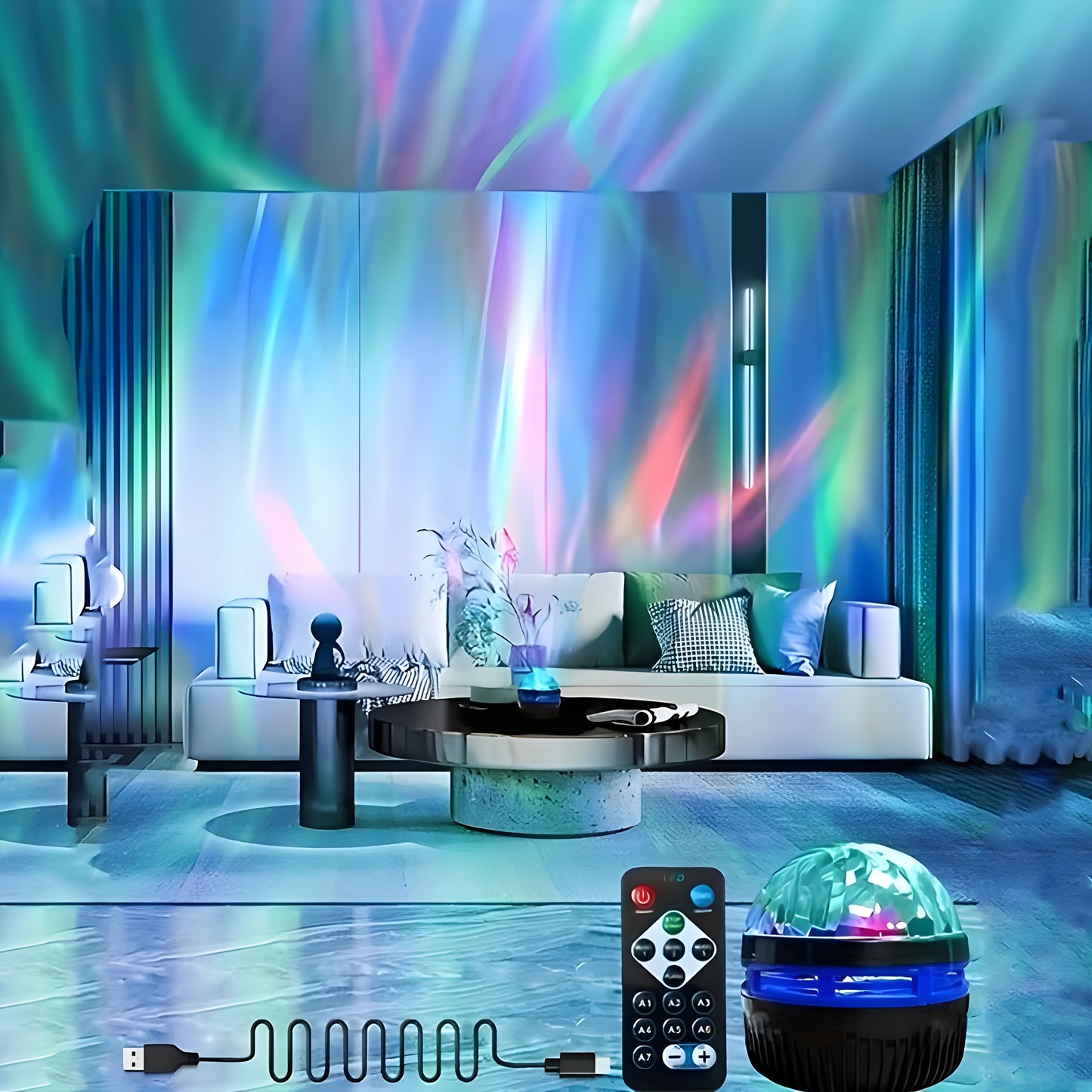 AuroraWave™ Galaxy Projector