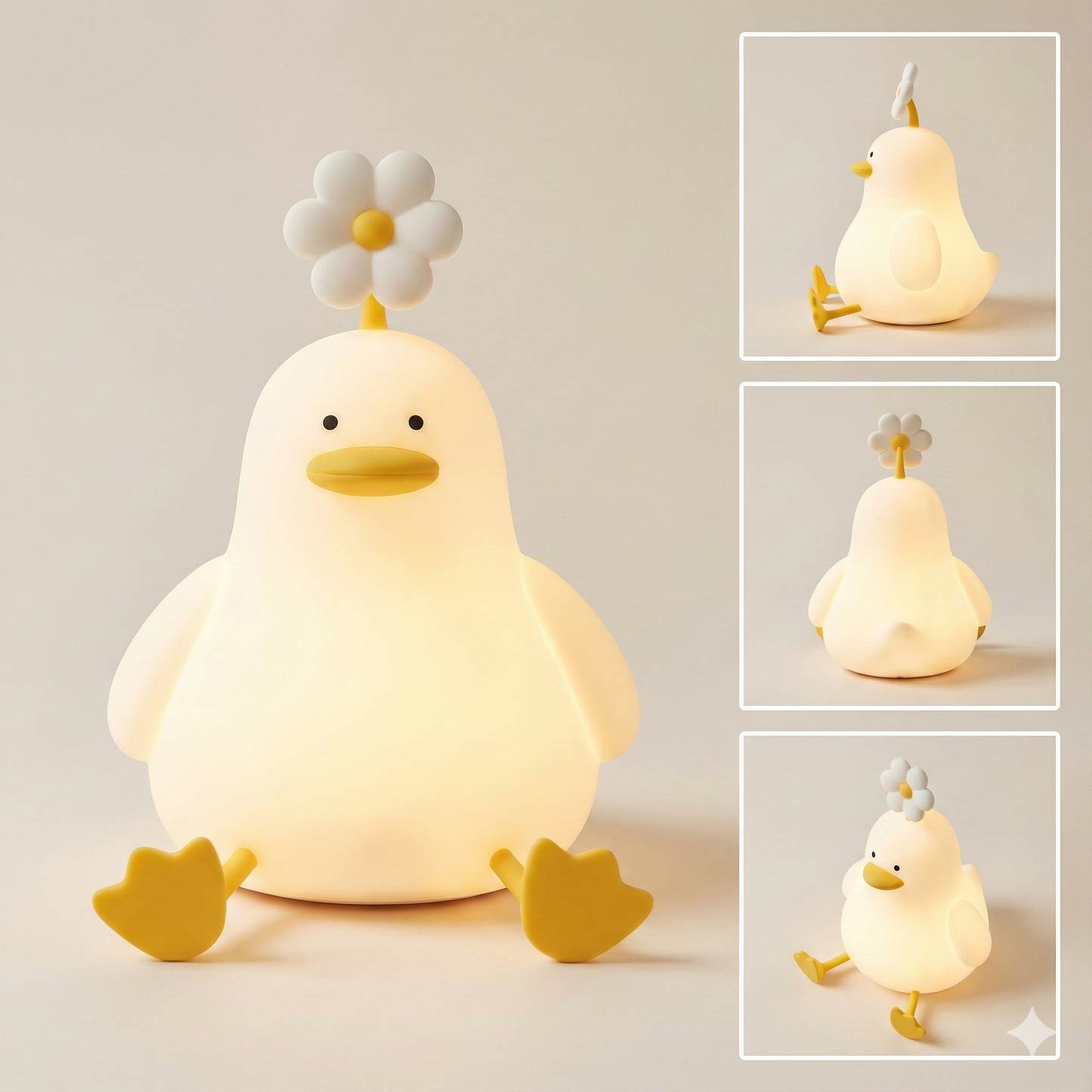 FlowerDuck™ Siliconen Nachtlamp