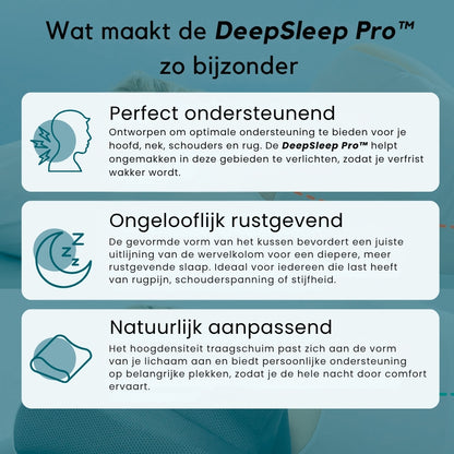 DeepSleep Pro™ Orthopedisch Nekkussen
