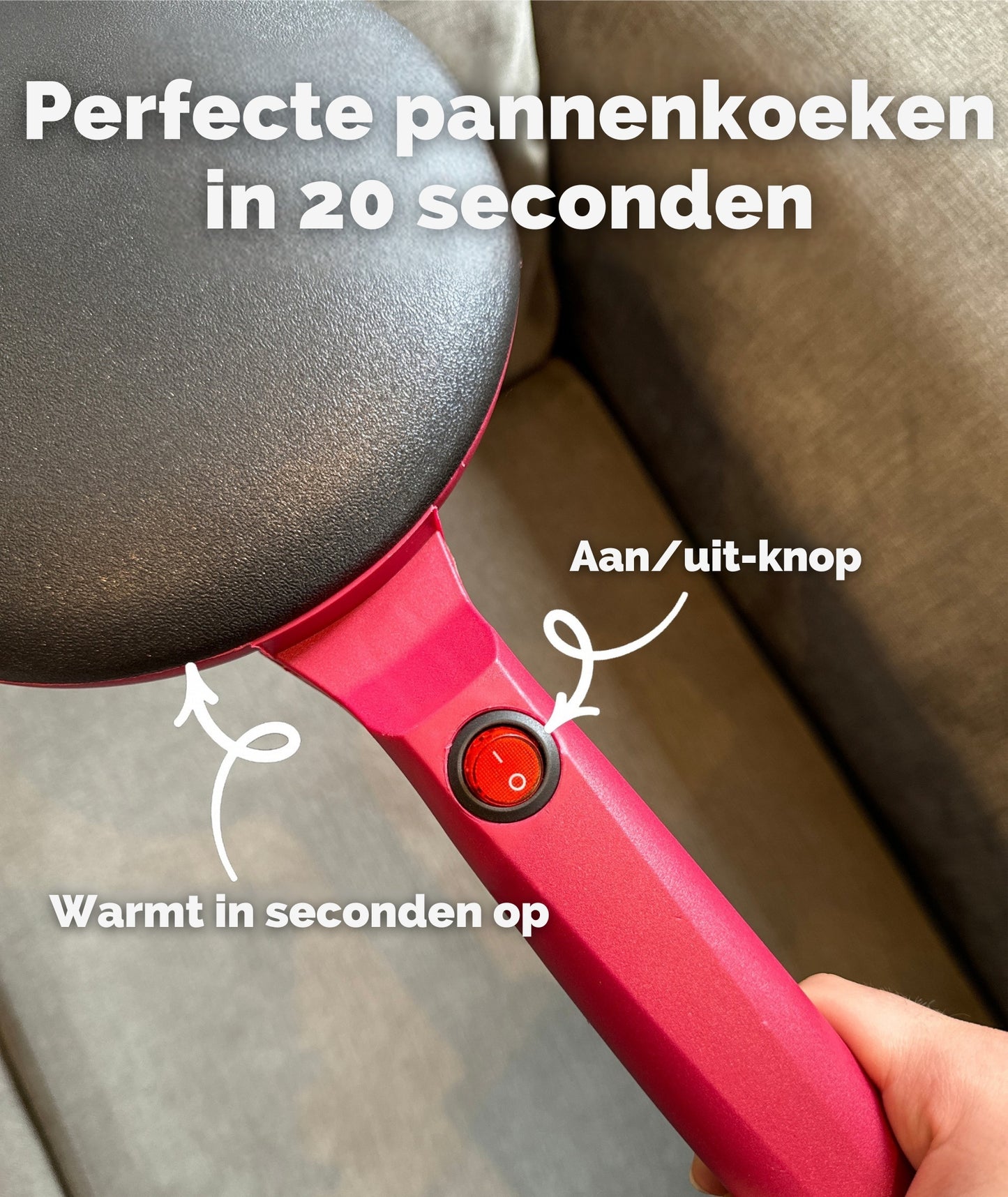 CrepeDip Pro™ Elektrische Pannenkoekenpan
