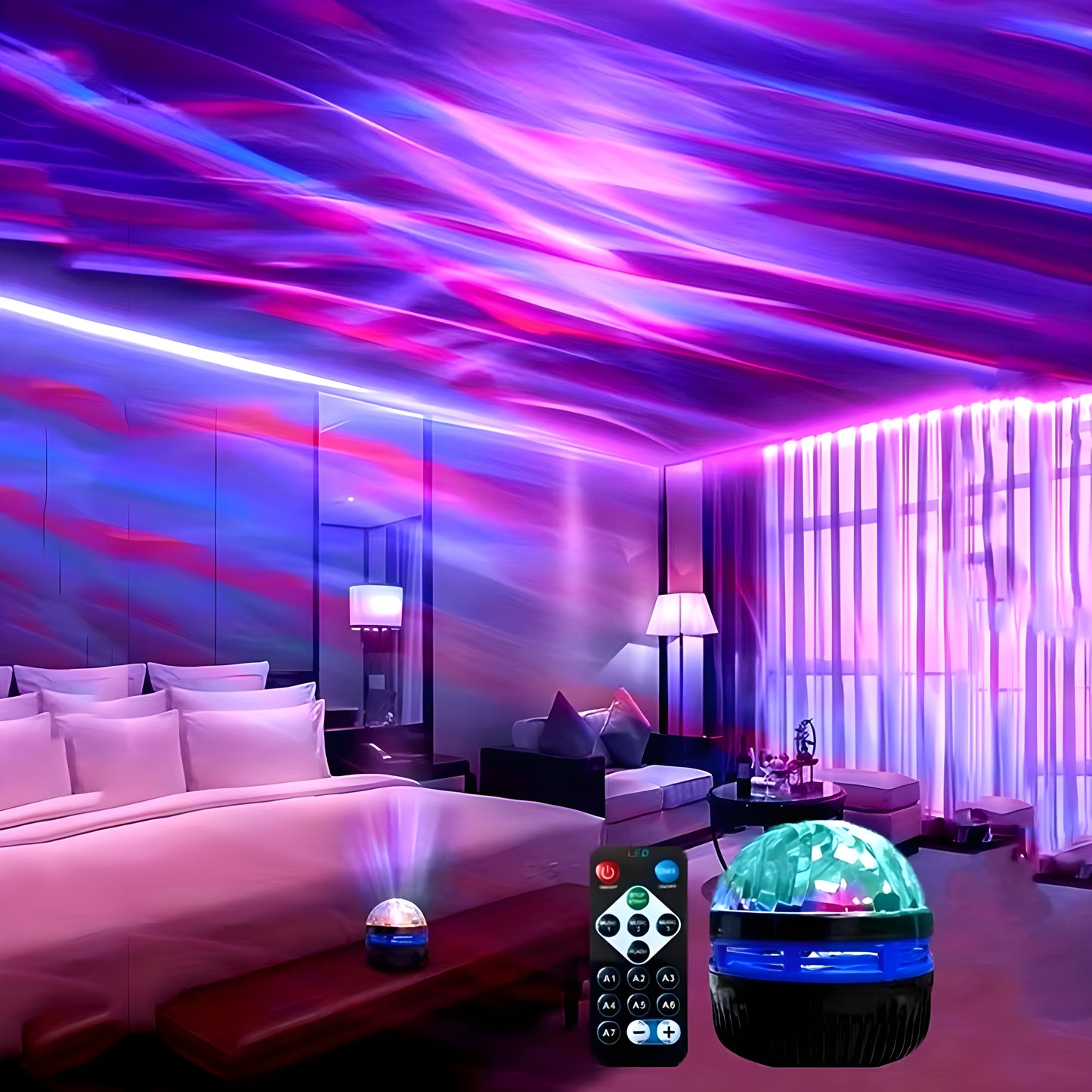 AuroraWave™ Galaxy Projector