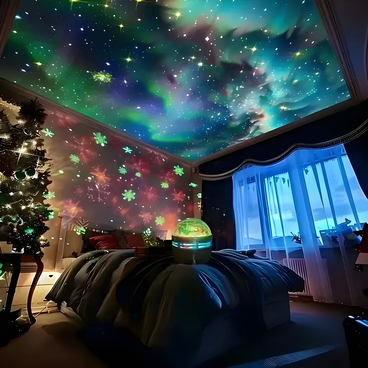 AuroraWave™ Galaxy Projector